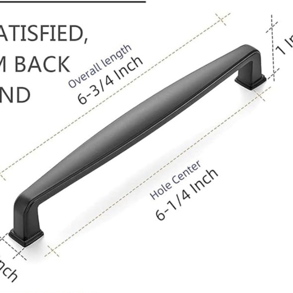 Black Cabinet Pulls
